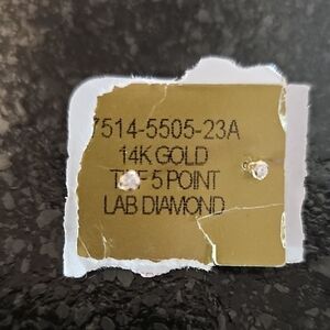 14K Gold Lab Diamond Stud Earrings